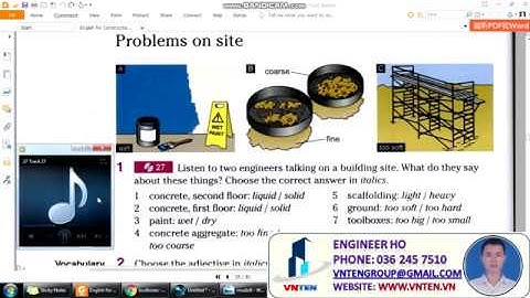 Problems on Site | Các vấn đề công trường | Construction English | Học Tiếng Anh Xây Dựng | Vnten