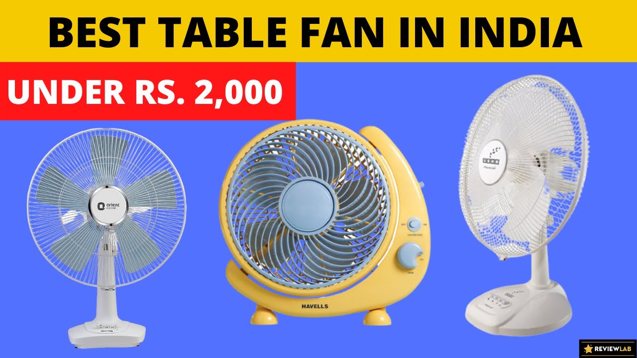Best Table Fan in India under 2000