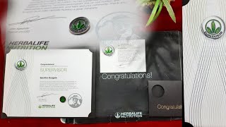 Herbalife Supervisor Reward | Certificate and Pin Unboxing - 2026 #achievement#viral#loosebodyweight