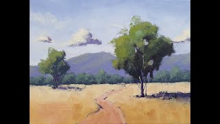 Learn To Paint TV E103  Simple Landscape Painting For Beginners