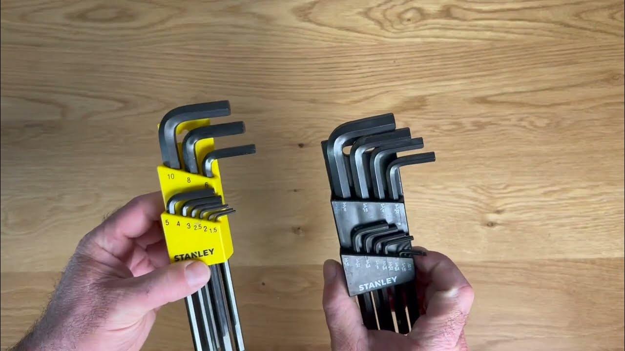 STANLEY Hex Key Set Review YouTube