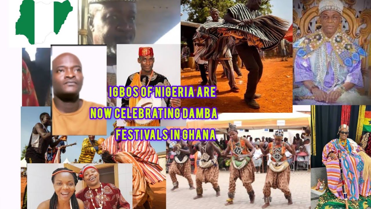 IGBOS ARE NOW CELEBRATING DAMBA FESTIVALS IN GHANA. - YouTube