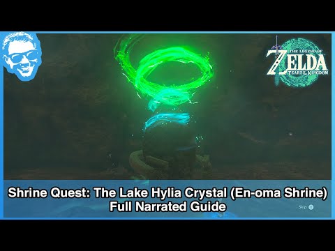 Shrine Quest: The Lake Hylia Crystal (En-oma Shrine) - Full Narrated Guide - Tears of the Kingdom