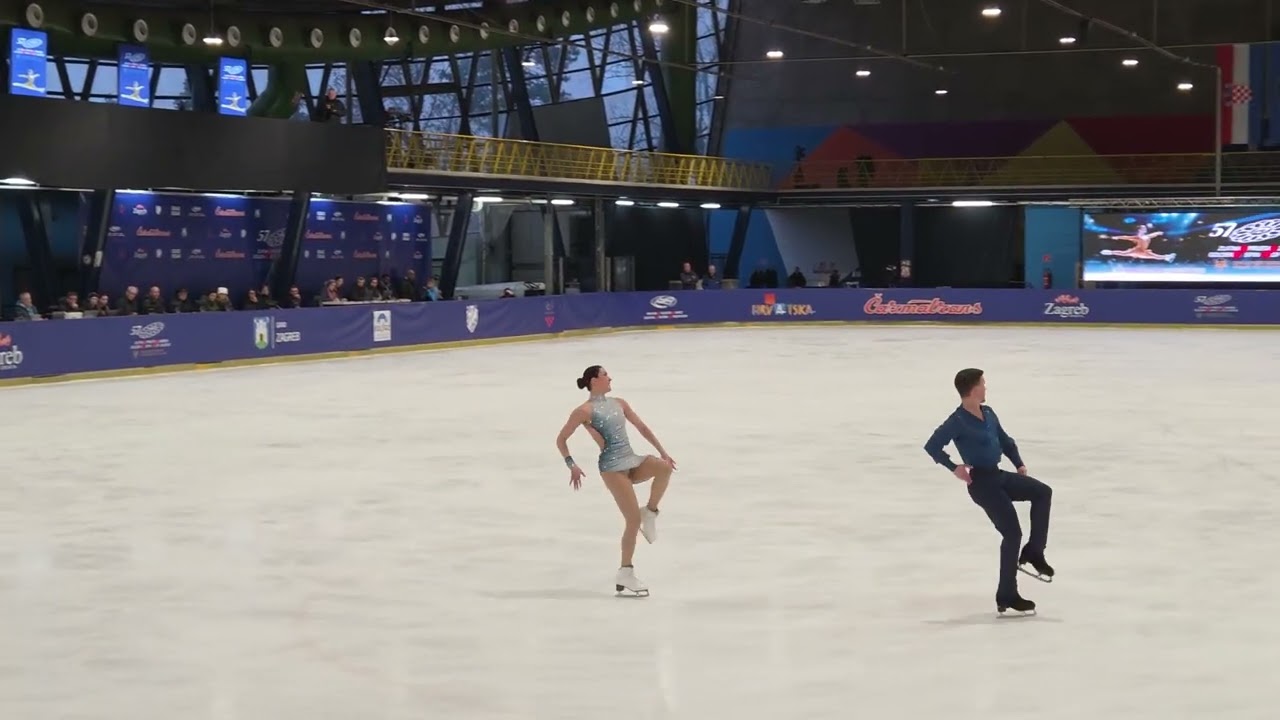 Charlene GUIGNARD / Marco FABBRI free dance @ Golden Spin of Zagreb 2025
