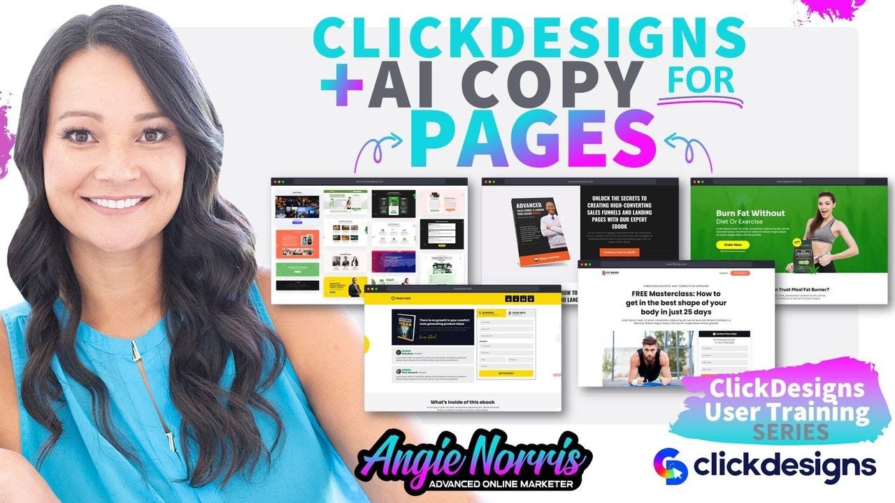 ClickDesigns + AI Copy for Pages