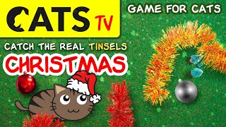 GAME FOR CATS 🎄 Christmas Tinsels 🪩 Bulbs [CATS TV] 60fps 🕒 3 HOURS screenshot 3