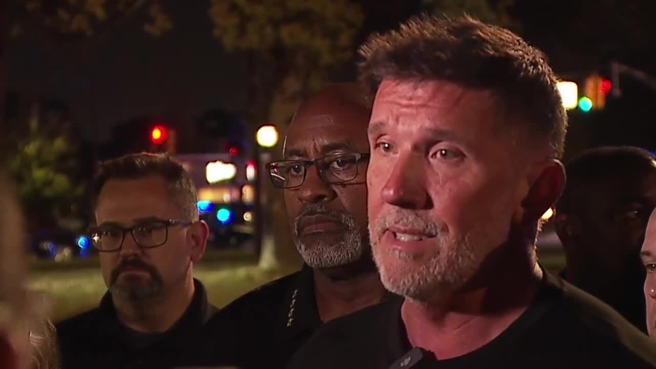 Police provide details after suspect shot by officer during foot chase ...