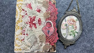 Timeless curiosities - Creating the pages and finishing the lace book…