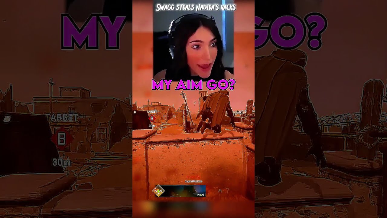 Swagg Steals Nadias Hack For Warzone 2 Faze Swaggclips Swaggclippers