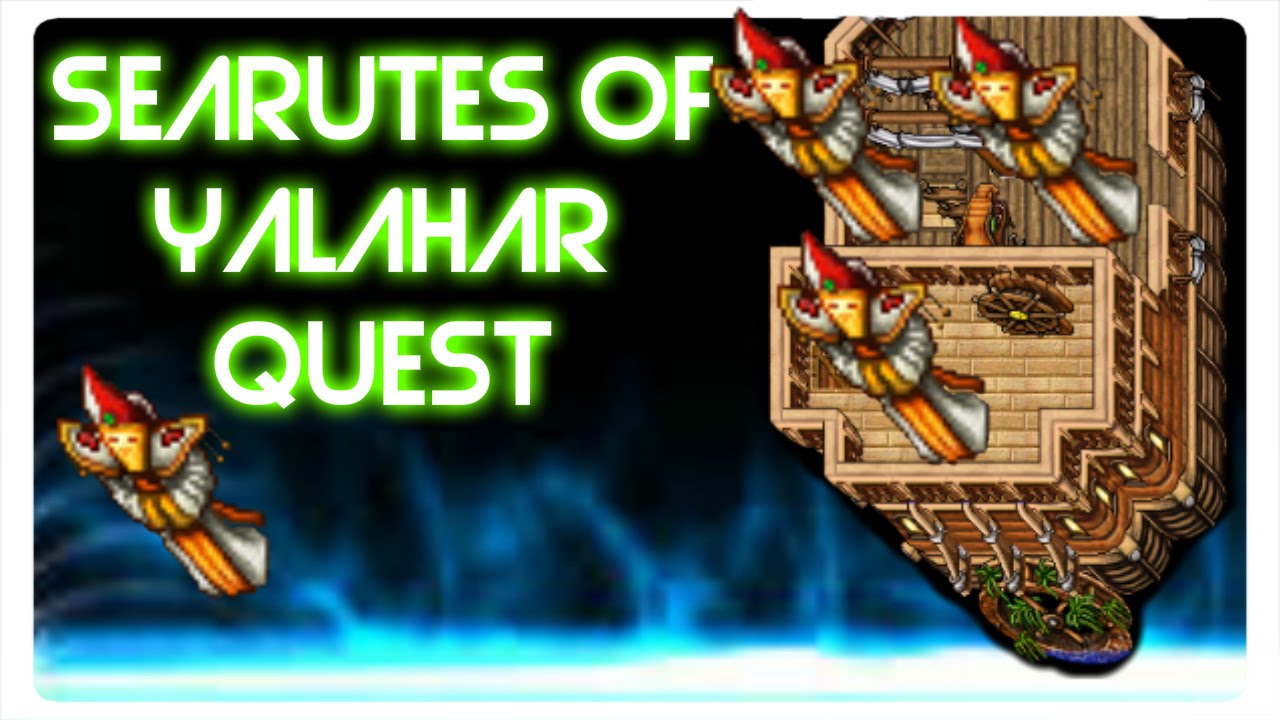 Tibia gameplay Searutes of Yalahar Quest full YouTube