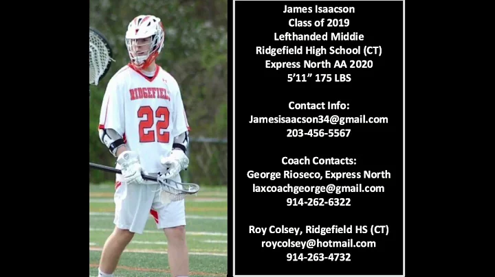 James Isaacson Ridgefield CT Fall Lacrosse Highlig...