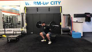 Matthew Ibrahim | Barbell Bottom-Up Back Squat Iso