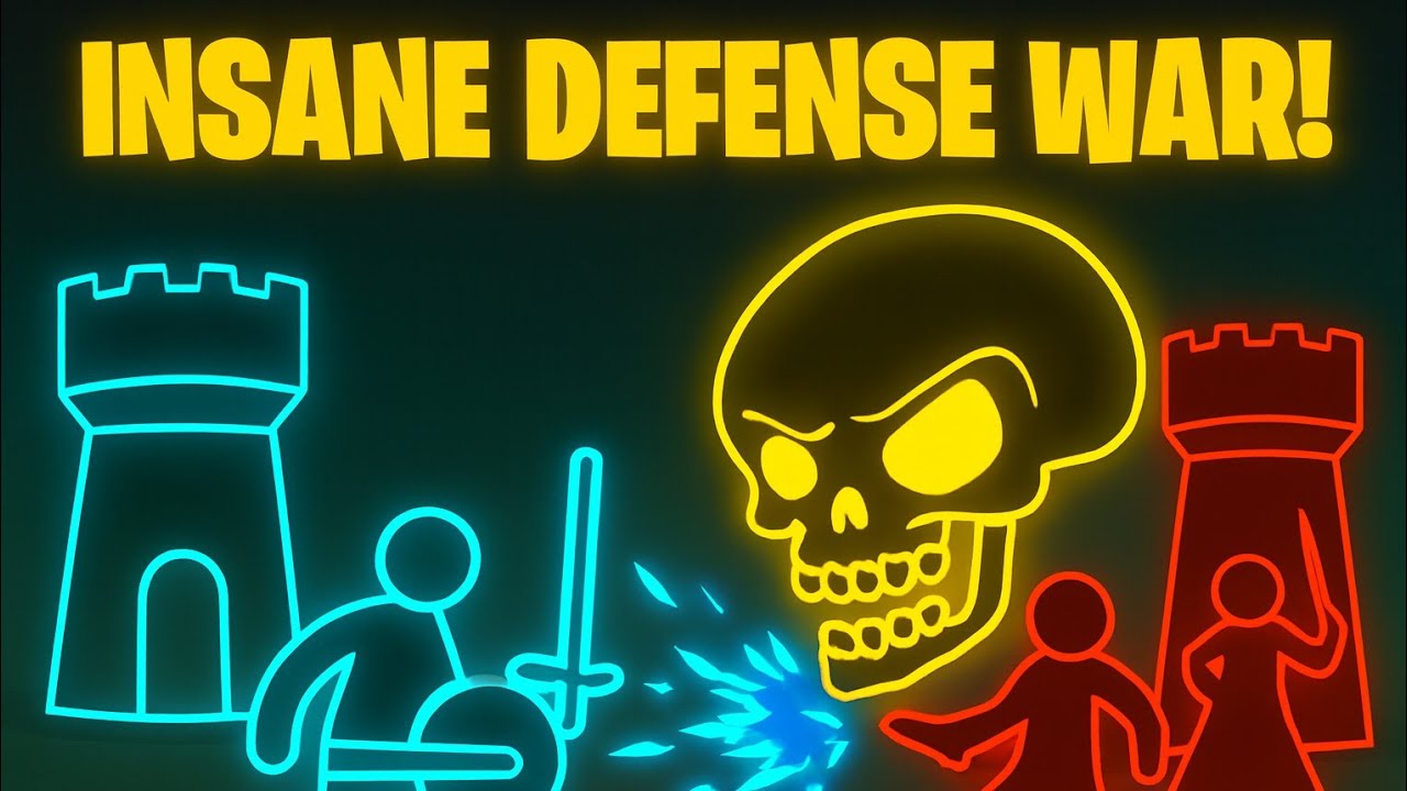 Stickman War Full Battle Mode | ASMR Gaming Challenge | Relaxing Mobile Gameplay (60Fps)