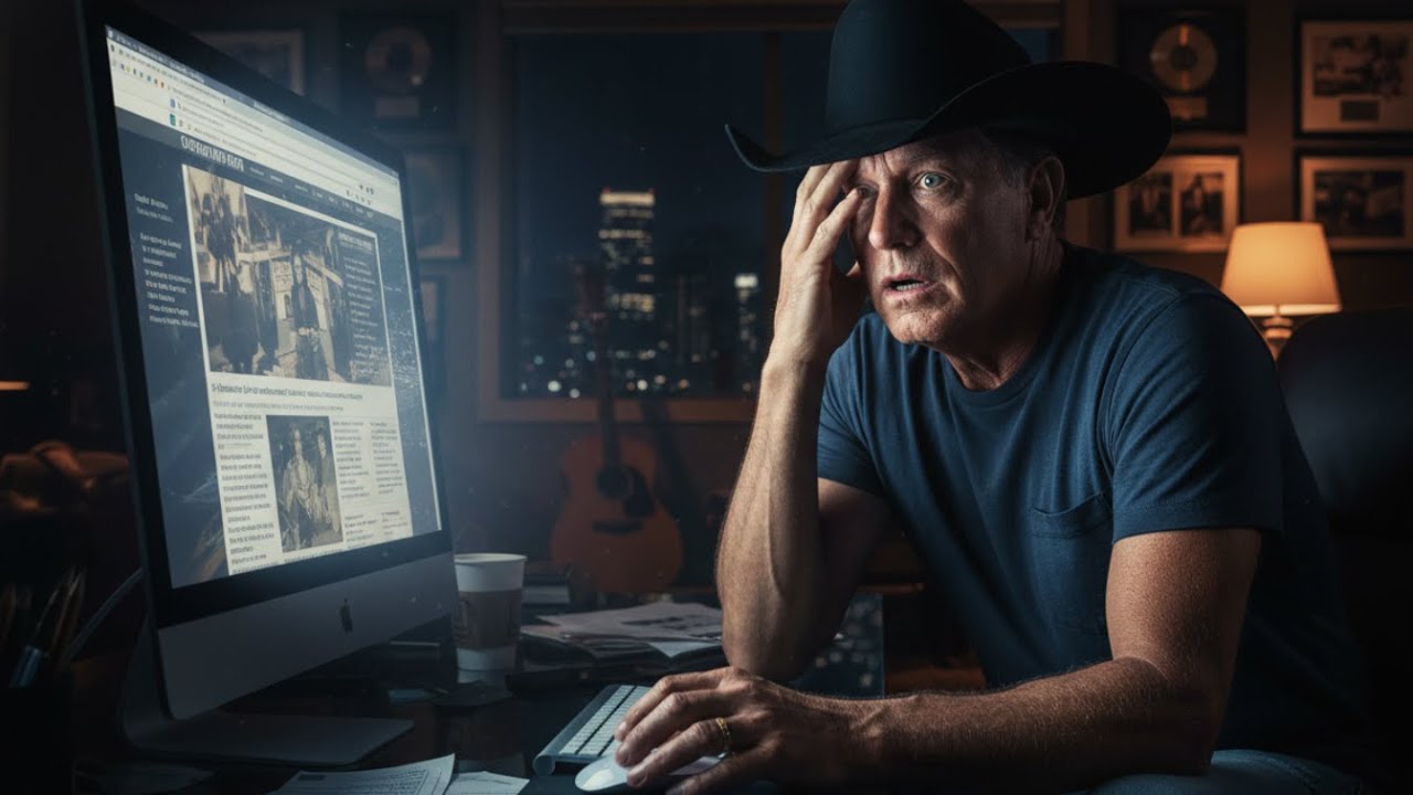 GEORGE STRAIT FOUND A DARK TRUTH ABOUT HIS PAST ONLINE AND WISHED HE NEVER CLICKED AGAIN THAT DAY!!!