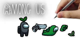 How To Draw Among Us, how to draw among us characters, how to draw among us hands, Drawing Among Us