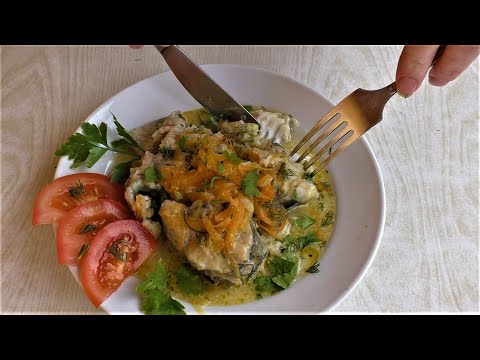 Video: Ikan Dengan Sayur-sayuran Dalam Sos Krim Masam