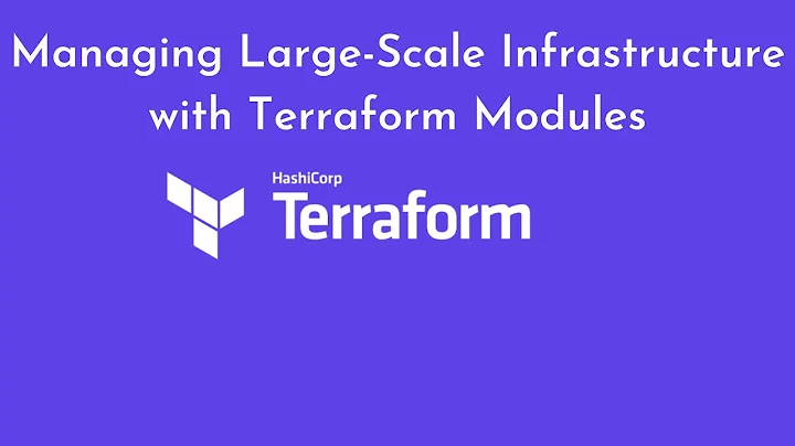 Managing Large Scale Infrastructure with Terraform Modules | Terraform with AWS | Terraform Tutorial