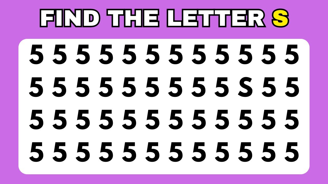 Find the ODD One Out | Numbers and Letters Edition🔍 - YouTube
