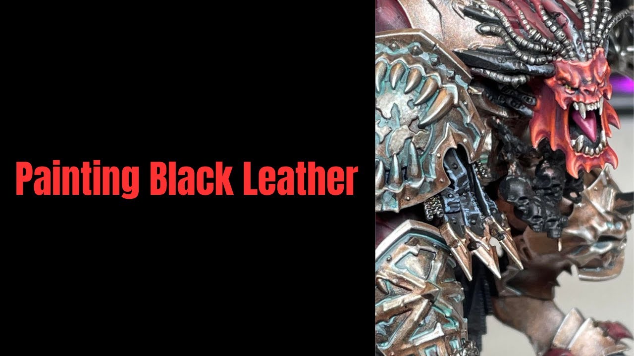 Painting Black Leather YouTube