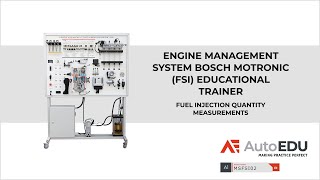 Measuring Fuel Injection Quantity | MSFSI02 Bosch Motronic Trainer