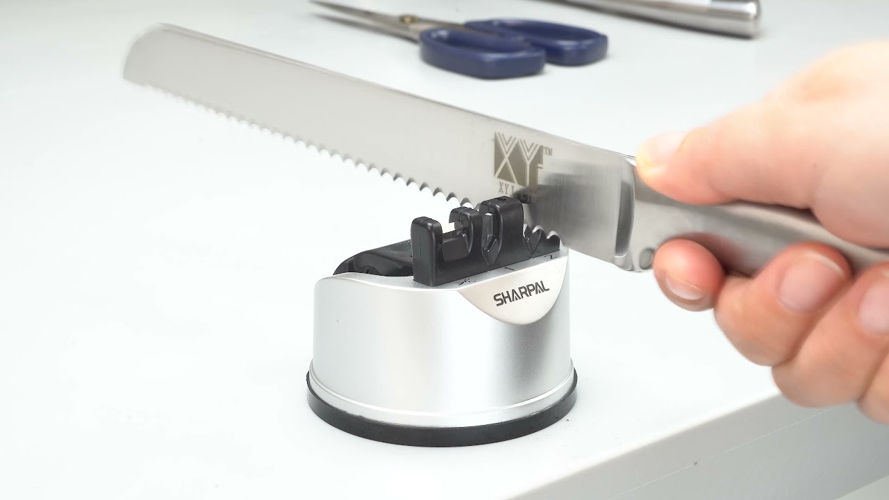 191H Knife and Scissors Sharpener with Suction Cup 