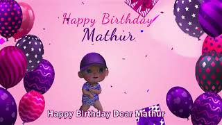 Happy Birthday Mathur | Mathur Happy Birthday Song