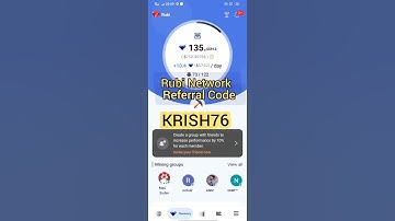 Rubi referral code | Rubi invitation code #rubinetwork #rubi #miningapp