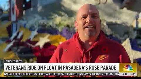 NBC 4 News: Rose Parade Student Interview: Coding For Veterans