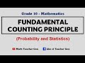 Fundamental Counting Principle Quiz