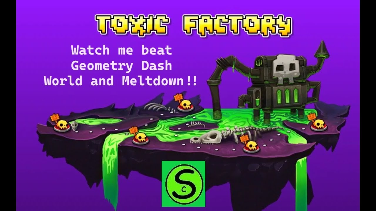Watch me beat Geometry Dash World and Meltdown - YouTube