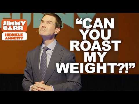 Jimmy Carr Agrees to Roast a Heckler About His Weight