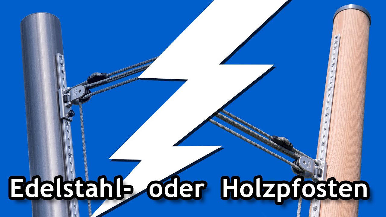 Masten aus Edelstahl oder Holz? - Woran Sonnensegel befestigen | FAQ  Pina