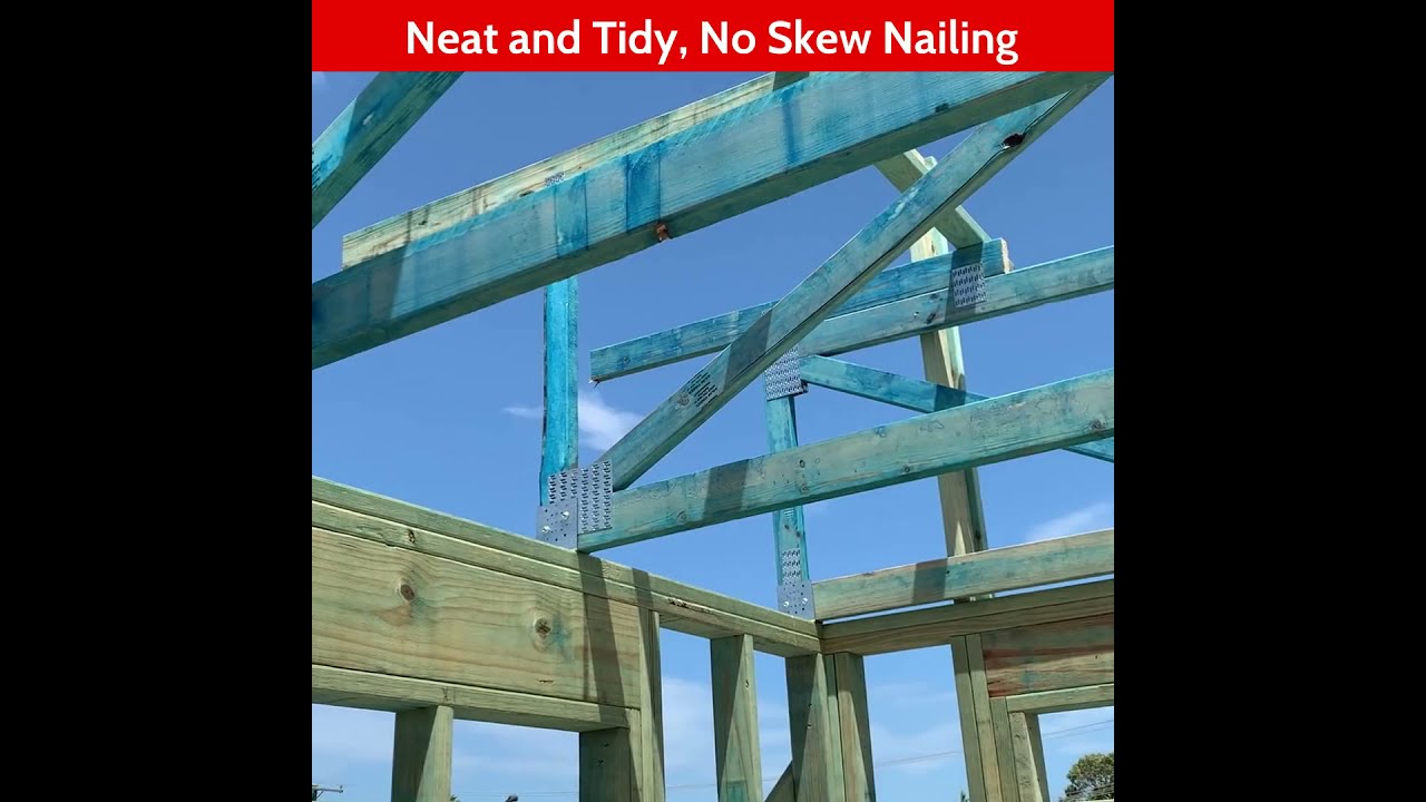 Burmon Brackets Roof Truss/Rafter Tie Downs YouTube