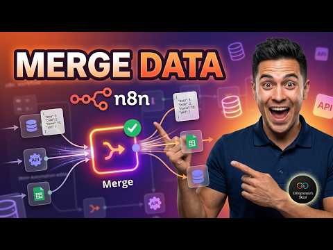 Combine Multiple Data Sources In n8n [Simplified]
