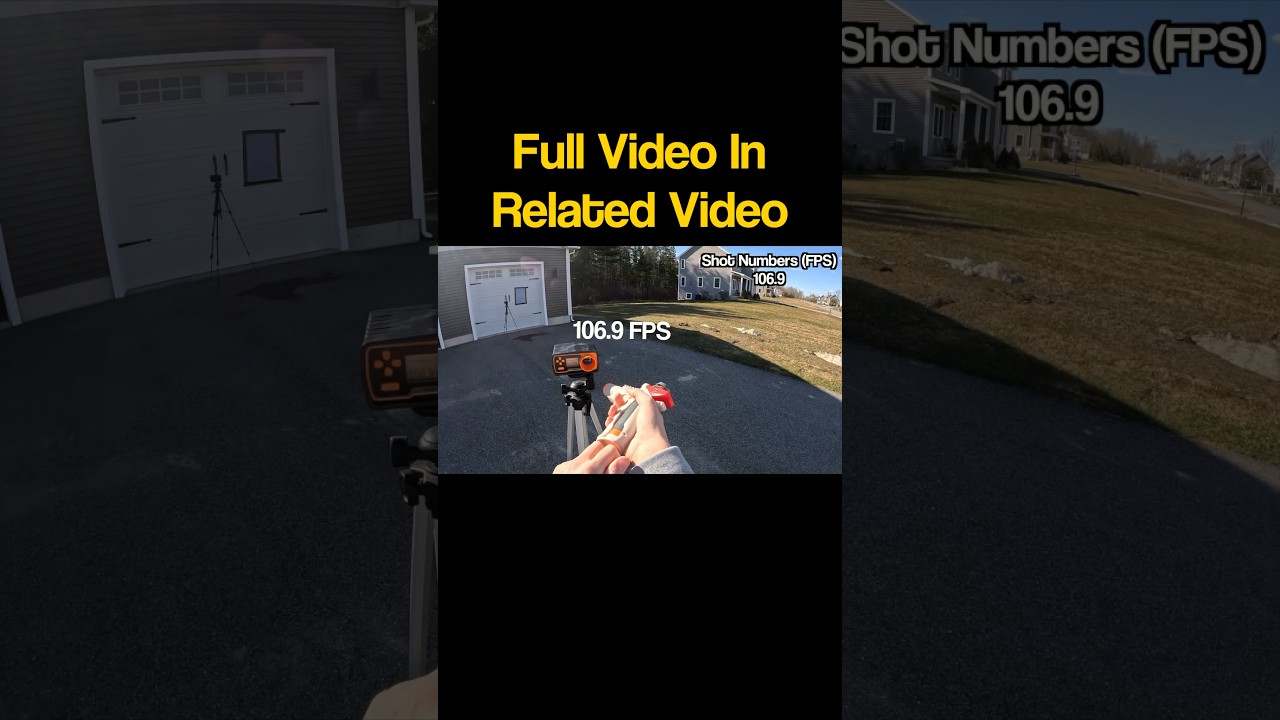 Как быстро стреляет гелевый зажигатель Nerf? 