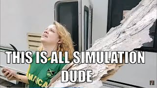 Goocheese & Jj Vandalizing A Simulated Tree