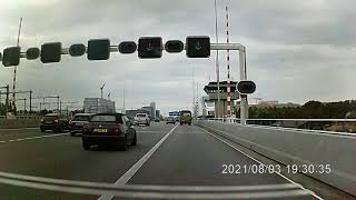 Amstelveen - Amsterdam via de DDI en de A9.