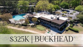 LIVING IN BUCKHEAD Condo in Exclusive Cross Creek Gated Golf Resort Community for Under 350K