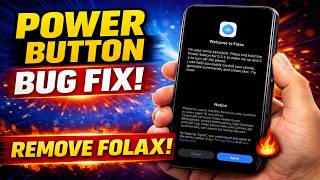 Infinix Folax Issue Fix | Power Button Shows Settings Problem Solved Wealth