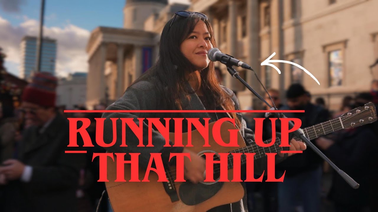 You NEED to hear this POWERFUL street performance | Running up that hill (Kate Bush)