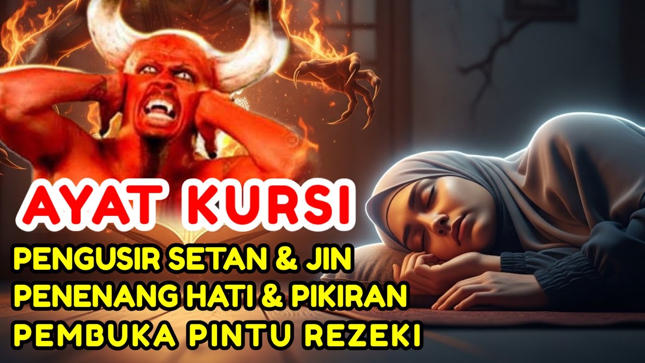 ayat kursi merdu pengantar tidur, ayat kursi pengusir setan dan jin