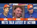 Tong, Benge talk Mets spring training opportunity, Mendoza gives his takeaways from Wednesday's loss