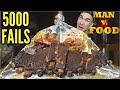 Legendary bbq challenge from man vs food served in a shovel ribs brisket pulled pork new hampshire