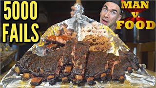 LEGENDARY BBQ CHALLENGE From MAN VS FOOD Served In a Shovel! Ribs Brisket, Pulled Pork New Hampshire