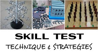 SKILL TEST techniques and strategy [bolts & nuts, insert pin, ring hang]