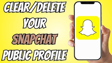 How to Delete or Clear Your Public Profile on Snapchat | Full Step by Step Guide