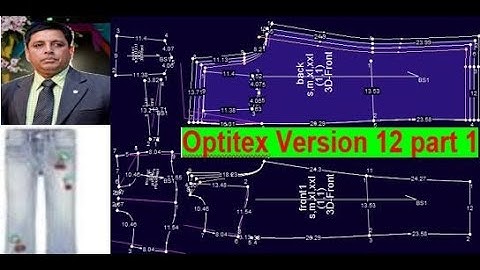 #cadpattern #patternTutorial #shafiurRahman Optitex Version 12  Pant Pattern-part 1