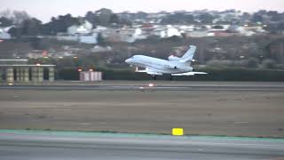 Private Dassault Falcon 900B 9H-GRS Landing Malaga LEMG
