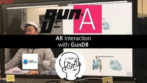 WebXR with P2P database(GunDB) : AR interaction (AR.js)