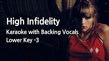 High Infidelity (Lower Key -3) Karaoke with Backing Vocals
